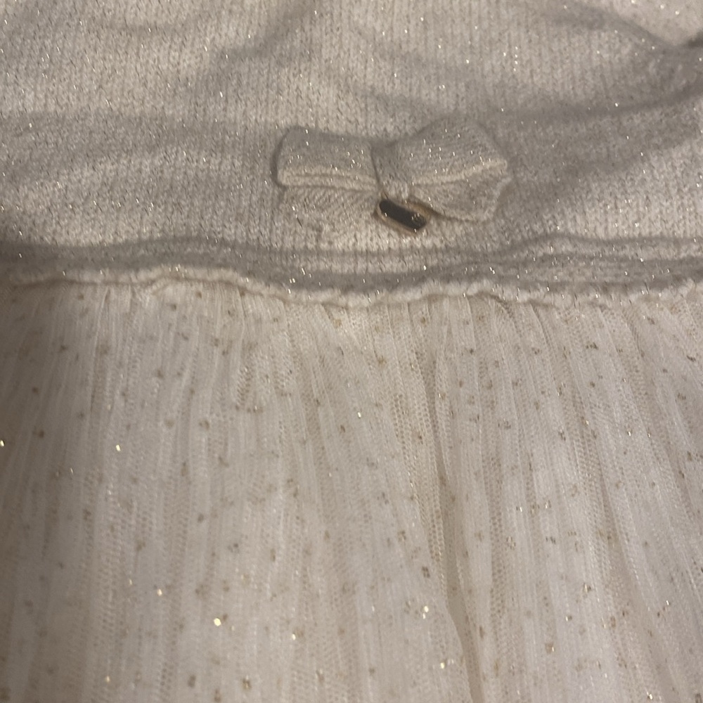 Elegant Cream Little Girl’s Dress - Picture 3 of 6
